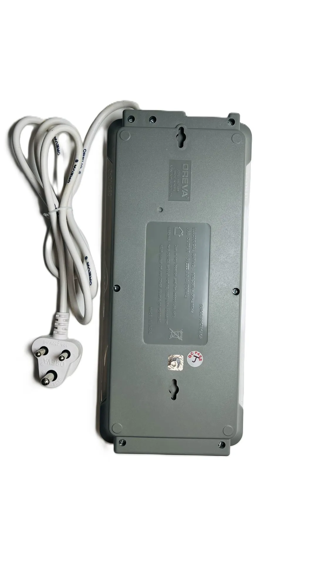 OREVA 5 Socket Surge Protector with 2 USB | 918J 36000A - Image 7