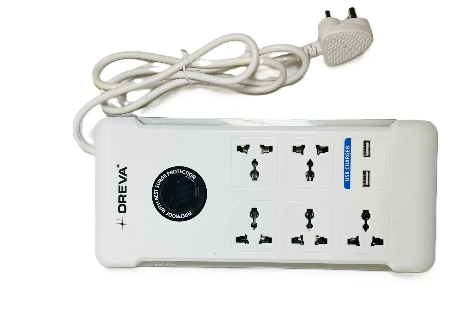 OREVA 5 Socket Surge Protector with 2 USB | 918J 36000A - Image 9